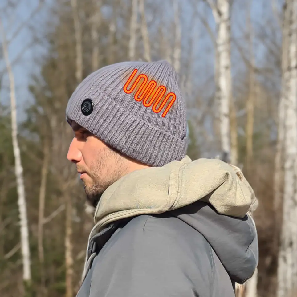Qinux TechiHet heated beanie gallery image 1